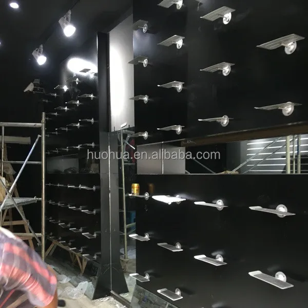 huohua metal material useful and inexpensive new sneakers display racks
