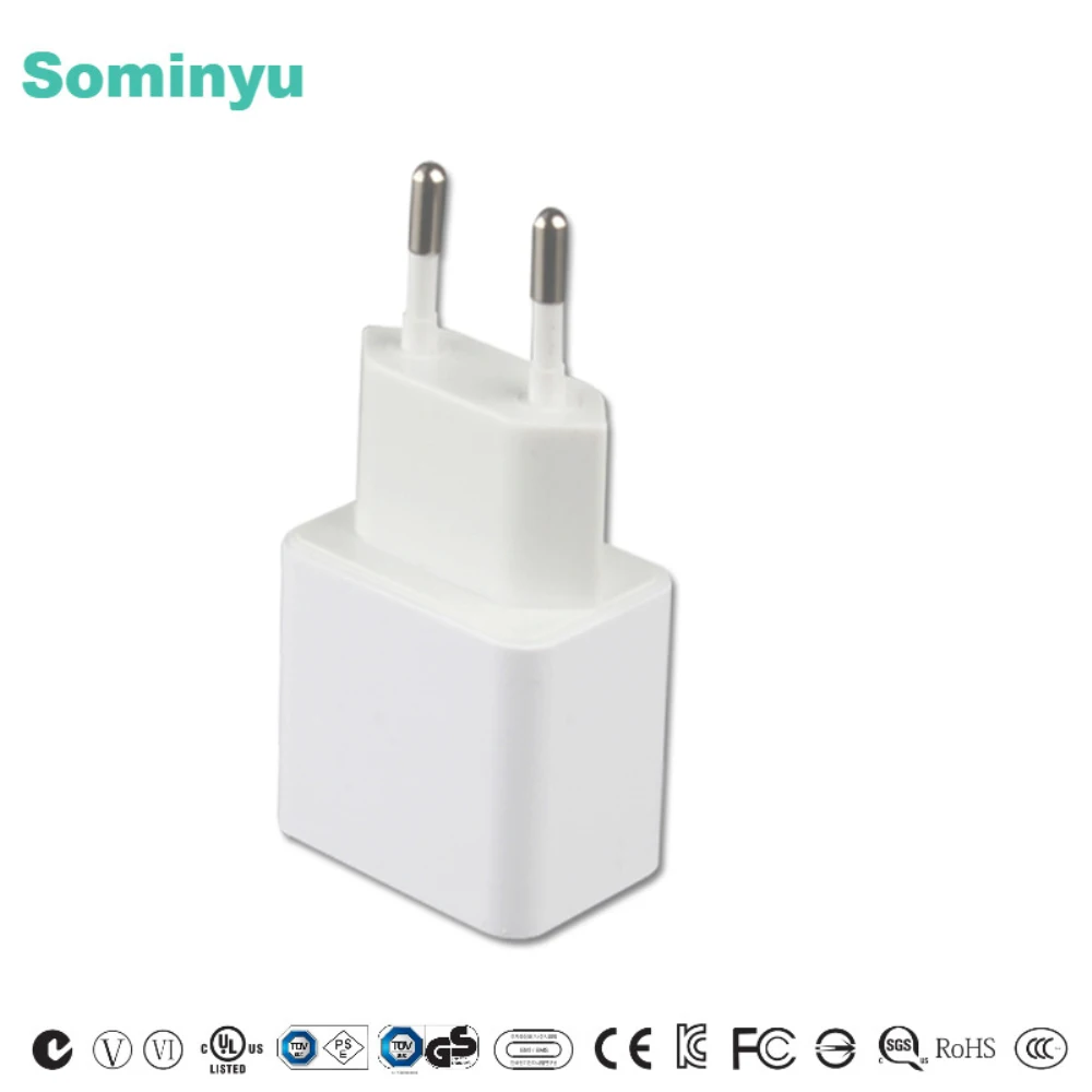 sominyu fast charging 5v 9v 12 QC3.0 wireless power adapter CE FCC pd charger for digital products