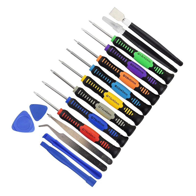 16 Piece Precision Screwdriver Set Repair Tool Kit for iPad, iPhone & Other Devices