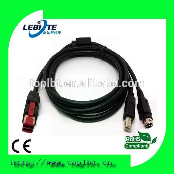 3 футов 24v для 2x4 мощность usb кабель для сканера/поз