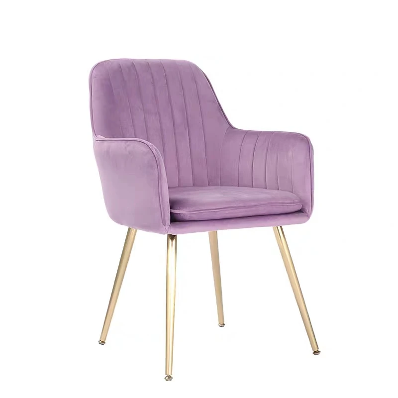 Nordic upholstered modern velvet design dining chair
