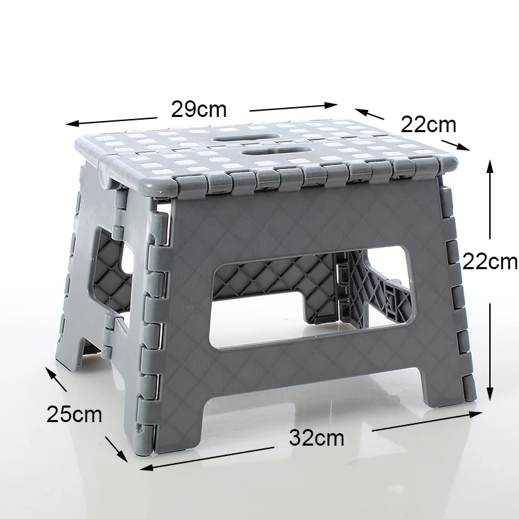 factory price 9 inches height square point Folding 1-Step stool