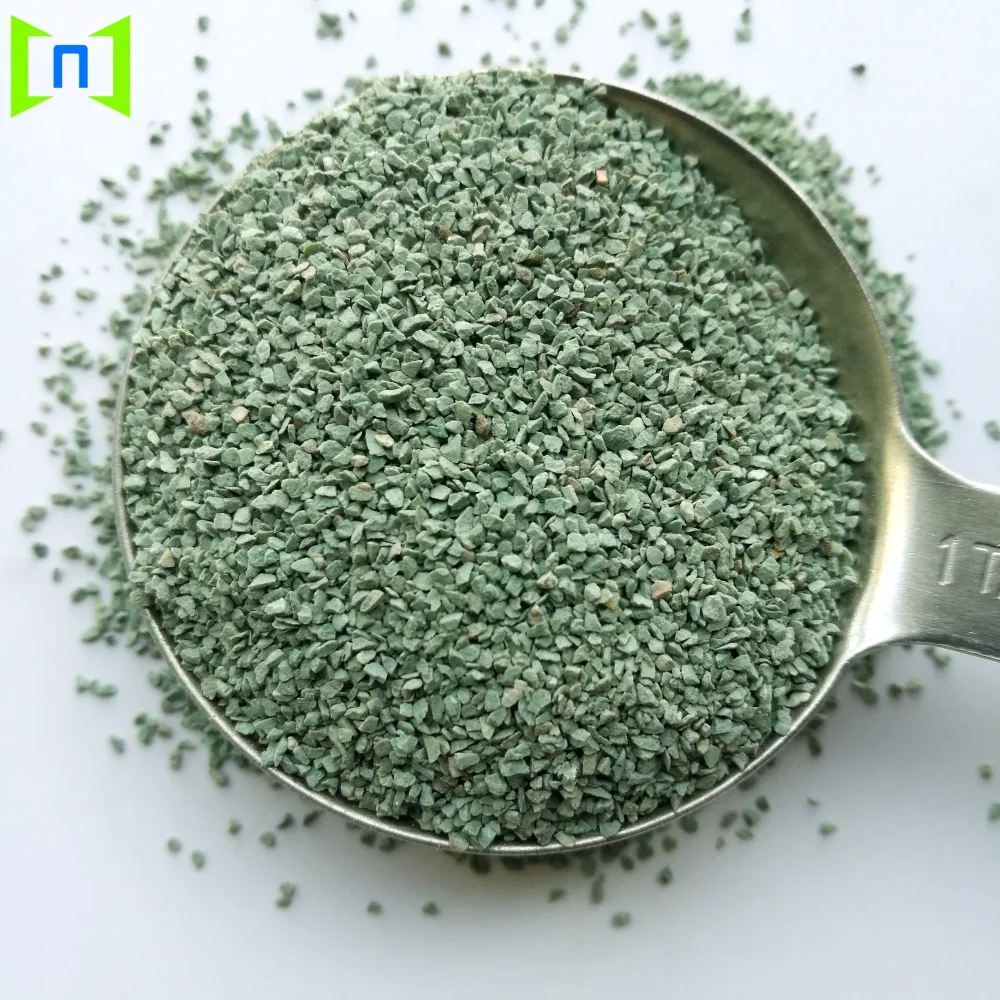Зеленый Натуральный цеолитный клиноптилит, поставщик песочника цеолита