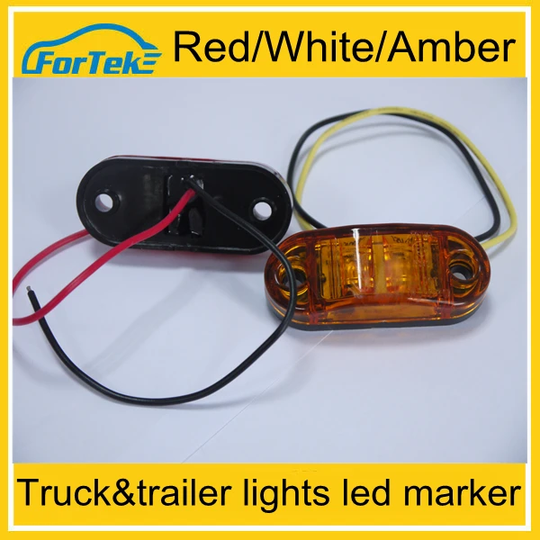 Светодиодные боковые габаритные лампы 12 В мини светодиодный индикатор загорается свет грузовик