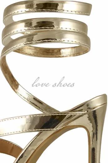 
women sandal new fashion Gold twisted Party Wear Shoes S High Heel Shoes Sandals 