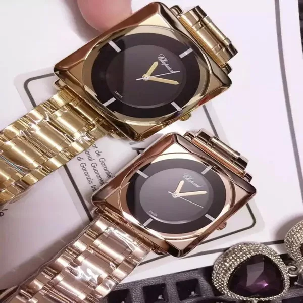 Antique design style business watch rose gold quartz movement sapphire glass women wristwatch