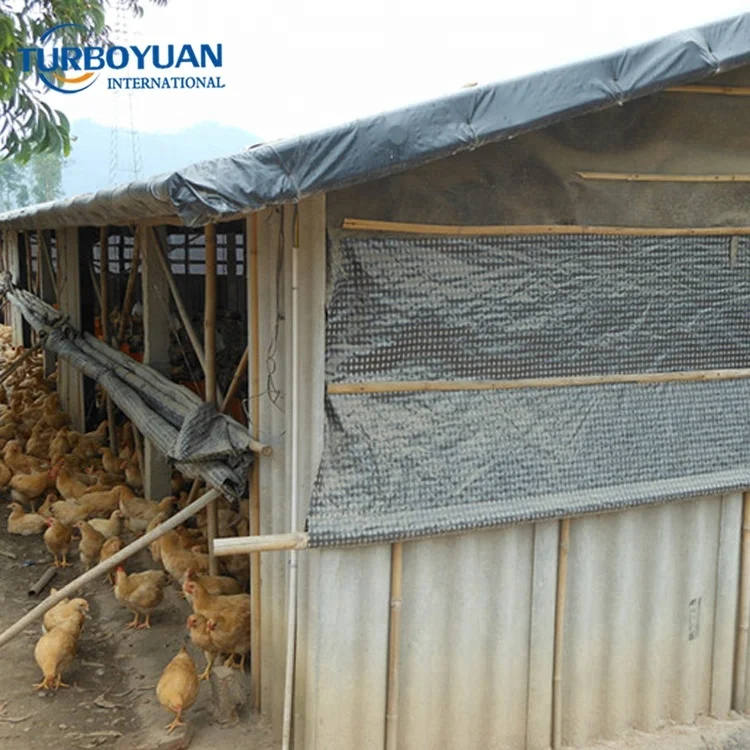 85% shading black/white grid film blackout greenhouse film for mushroom