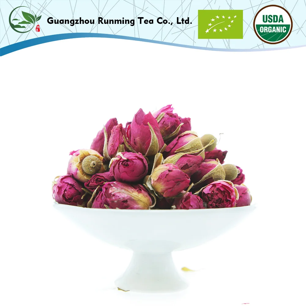 
Organic China Rose Petal Flower Herbal Tea/Best Dry Dried Red France Rose Bud Herb Tea 