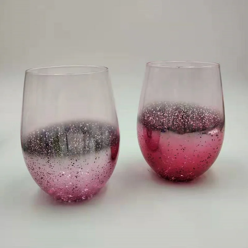 
very popular starry sky wine glass stemless red wine glass wholesaler 