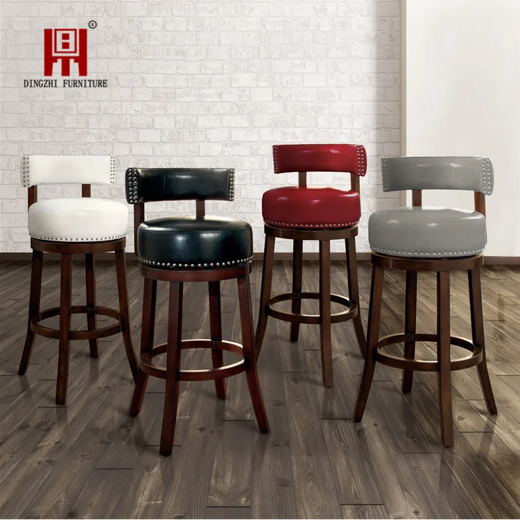 Деревянный высокий стул для кухни современного дизайна 2019, стул для кухни