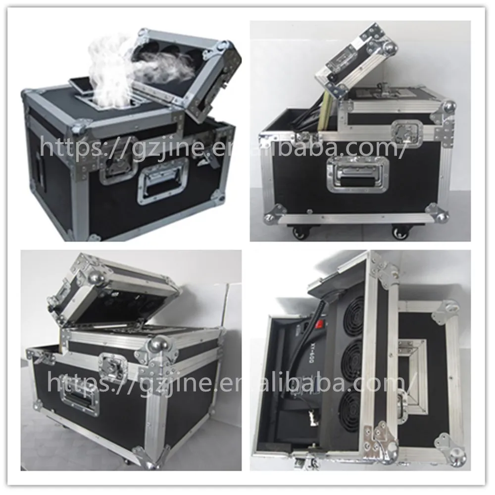 DJ No Warm up time stage 600w dual haze machine with Flycase / flight case , Dual hazer DMX / Remote Control