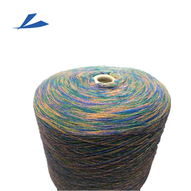 Wholesale 1/15NM 100% Acrylic anti pilling dyed spun Tapered woolen knitted yarn