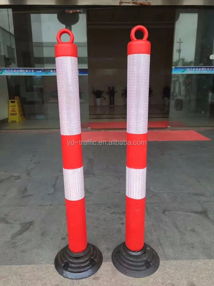 1.2M Flexible Plastic Parking Post Traffic Post Driveway Barrier Post