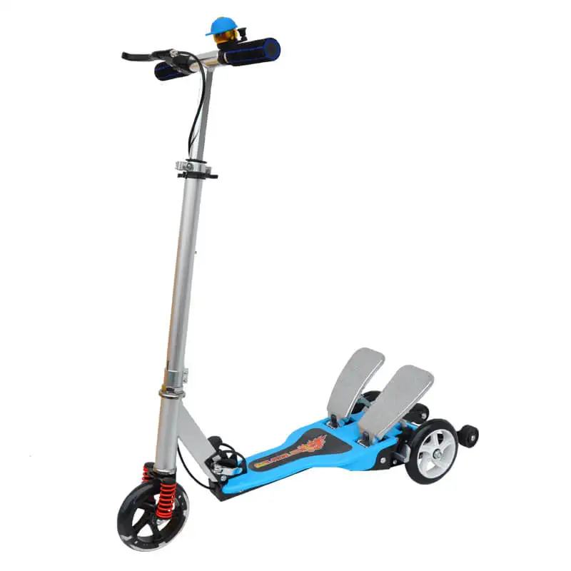 Hot Sell CE Approved Hot Selling Big Wheels Kids Dual Foot Pedal Kick Scooter