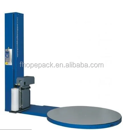 
automatic pallet stretch film wrapping machine and wrapper 