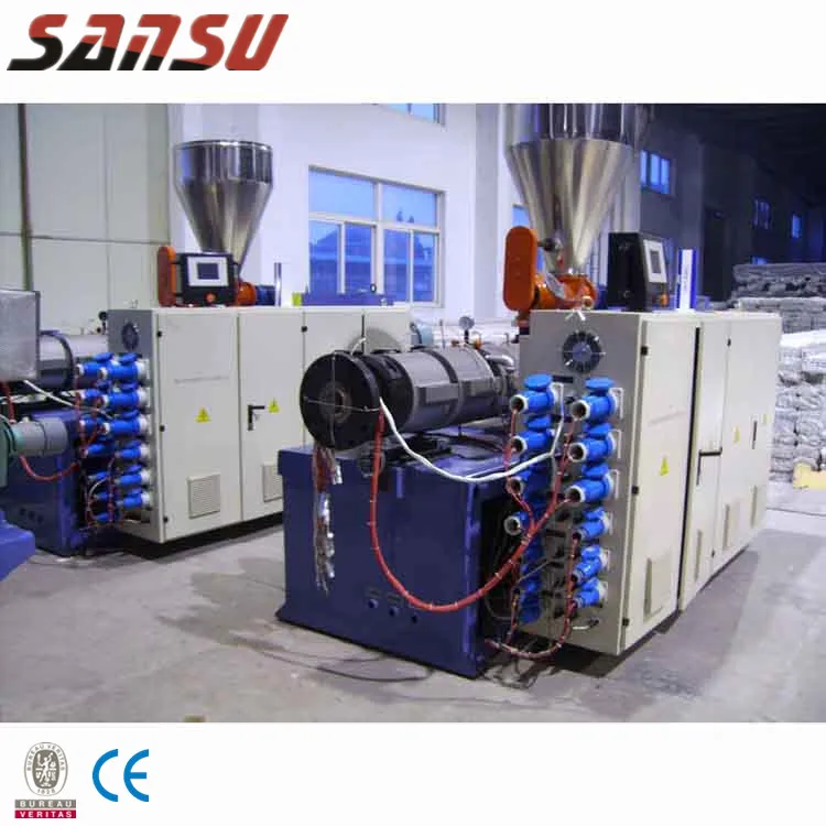 plastic PVC pipe manufacturing extrusion production making machine extruder machinery line