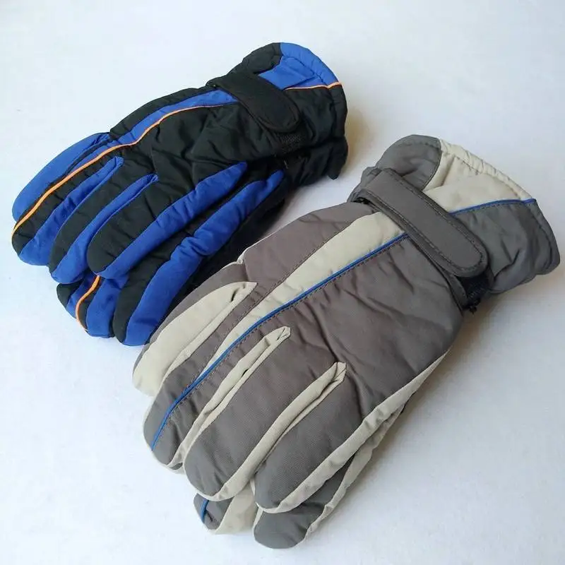 Безопасные зимние недорогие мужские водонепроницаемые Нескользящие сохраняющие тепло лыжные перчатки/спортивные перчатки