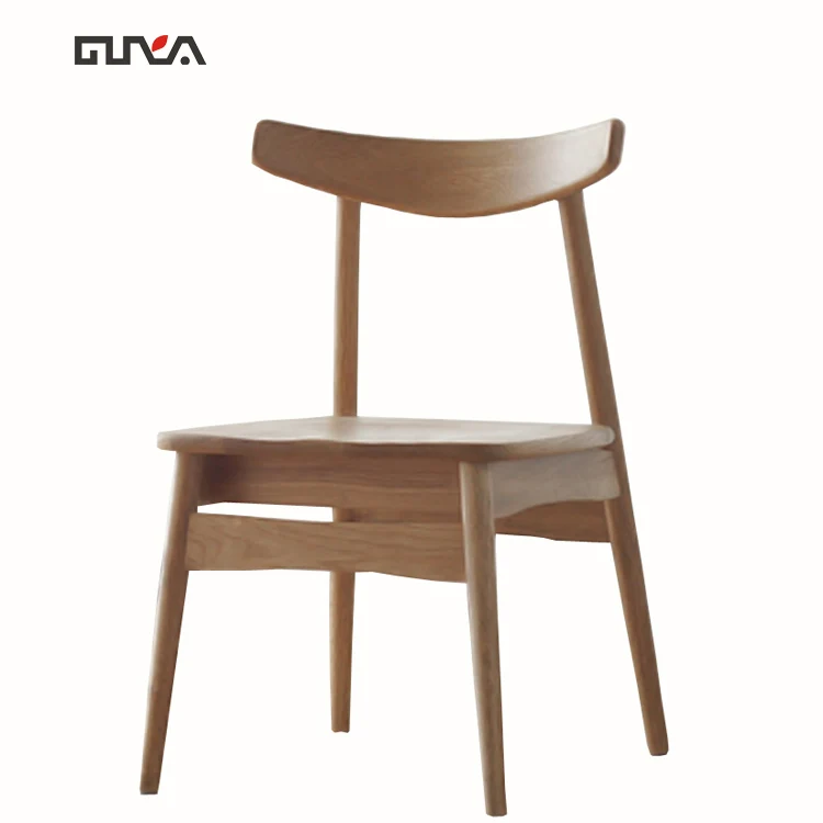Wood Home Restaurant Wishbone Dining Solid Oak Chair