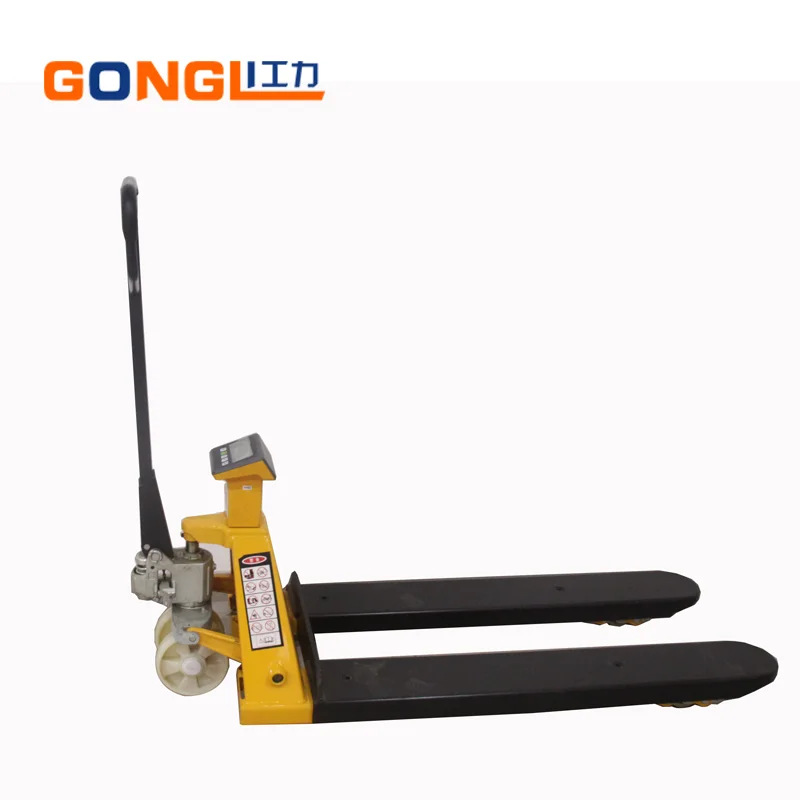 
Straddle Hand Pallet Truck 2.5T Hydraulic Pallet Truck with Weight Scale 