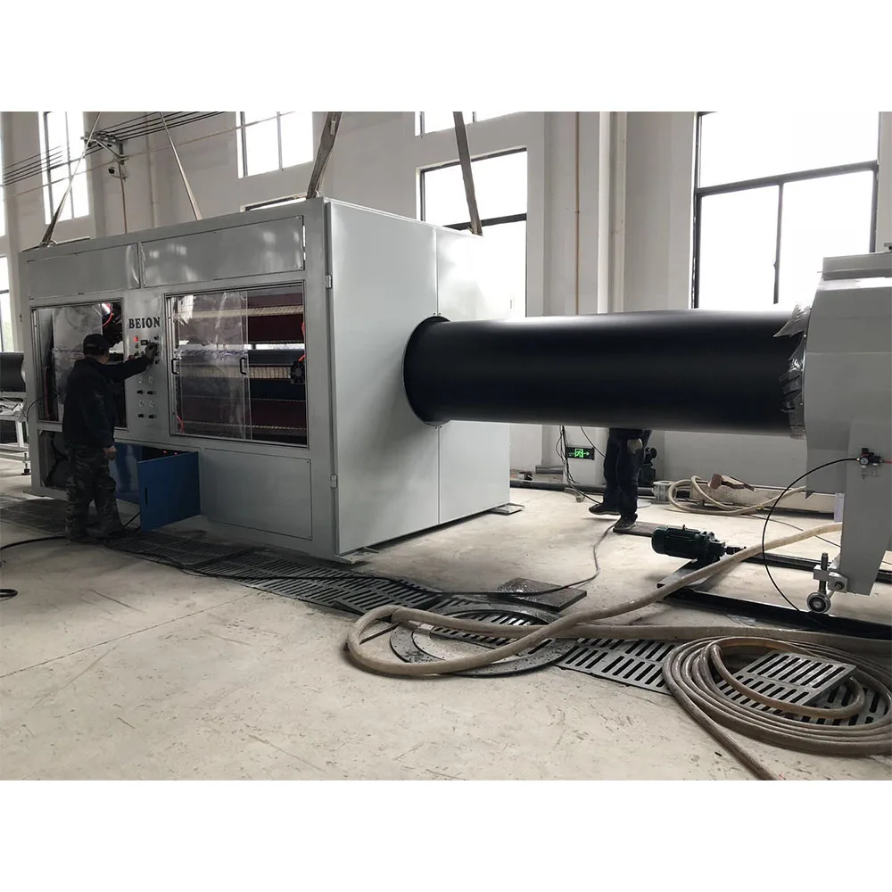 Belt type and claw type HDPE pipe haul off machine