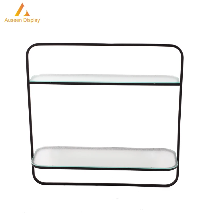 
Home decoration & storage shelf metal frame wall shelf 