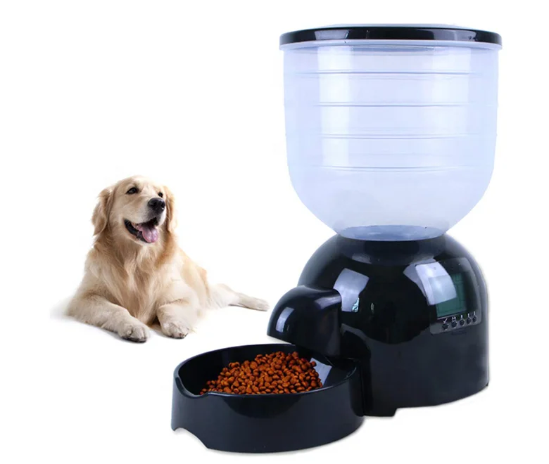 Can record for 10 seconds, play for 10 seconds large Automatic Dog Feeder With Pet Feeder and 4Days Auto Pet Feeder