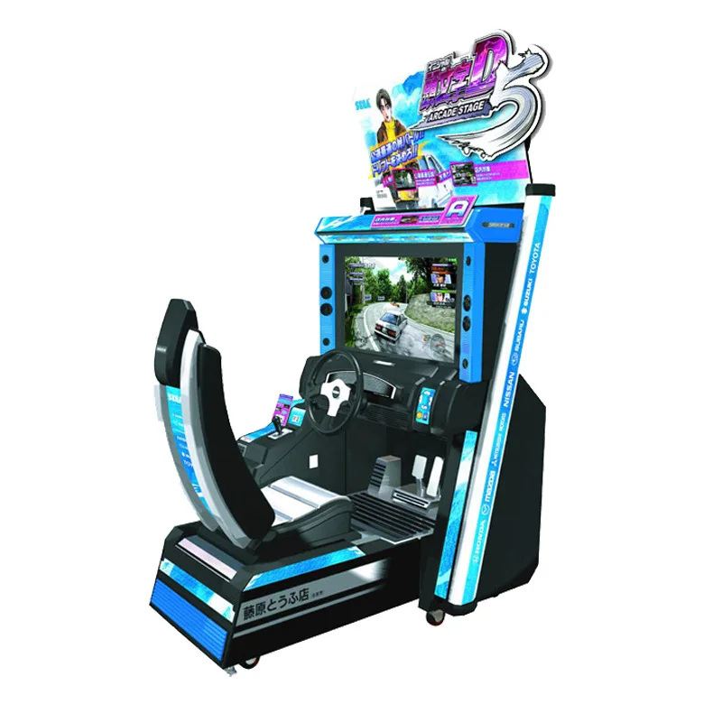 Newly designed coin operated arcade game simulator horse racing machine