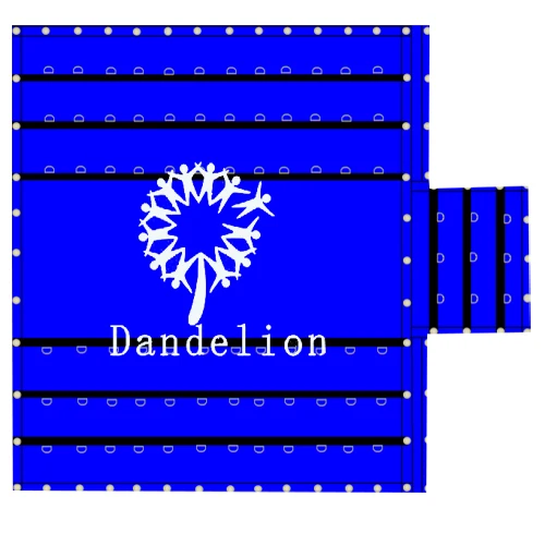 heavy duty lightweight flatbed steel truck lumber tarp