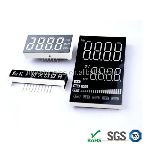 Wholesale Custom RGB Color 7 Segment LED Display Digital Signage customized led 7 segment display for Temperature Instruments