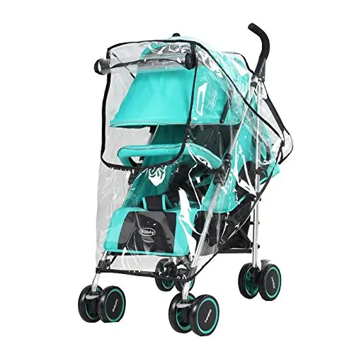 EVA or PVC Wholesale Universal  Baby Stroller Pram rain Cover Baby Stroller Umbrella