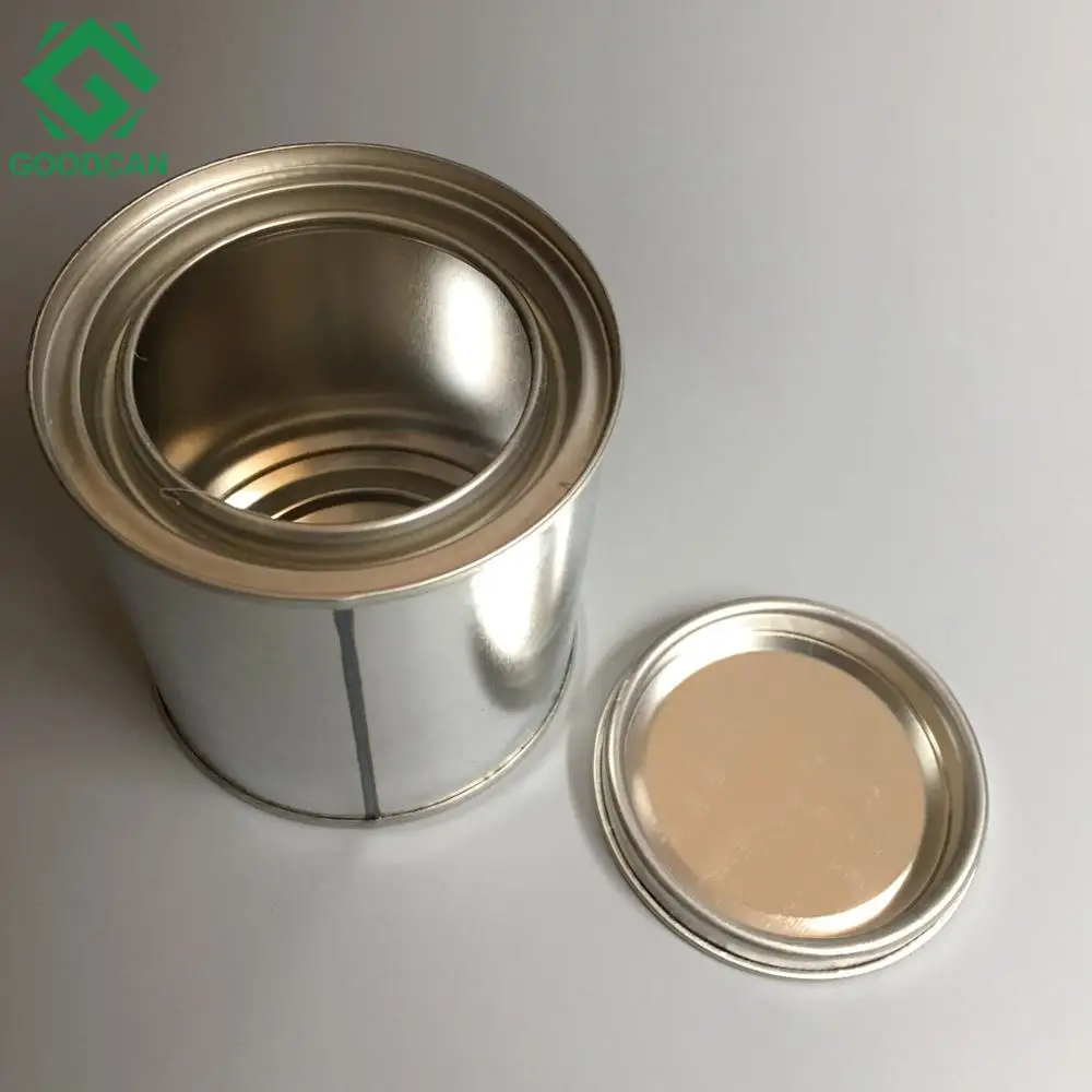 New styles can be customized 1 quart paint empty tin cans round anti-rust