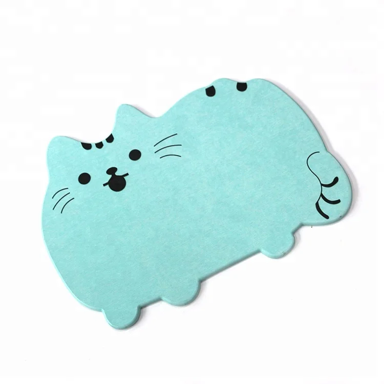 Houseware Cat Printed fabric Diatomite bath Foot mat