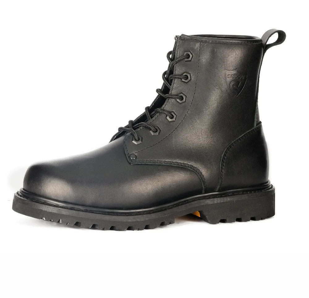 man made Martin boots Goodyear welted men boots black color