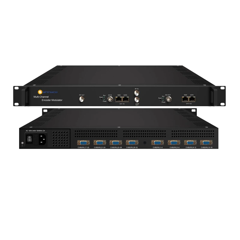 Цифровая ТВ-система 16 аналоговых каналов MPEG4 H.264 к модулятору RF DVB-T