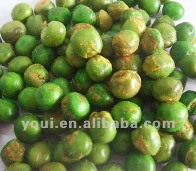 Жареный вкусный аромат, жареный зеленый горох, закуска, продукты, соленая китайская хрустящая закуска