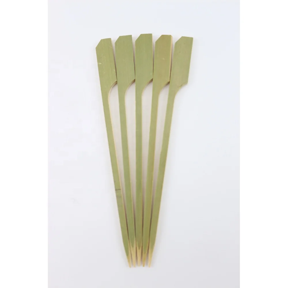 Purely natural bamboo barbecue  grill tools flat wooden bbq sticks skewers