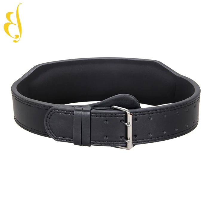 Custom heavy adjustable sport leather weight lifting belt