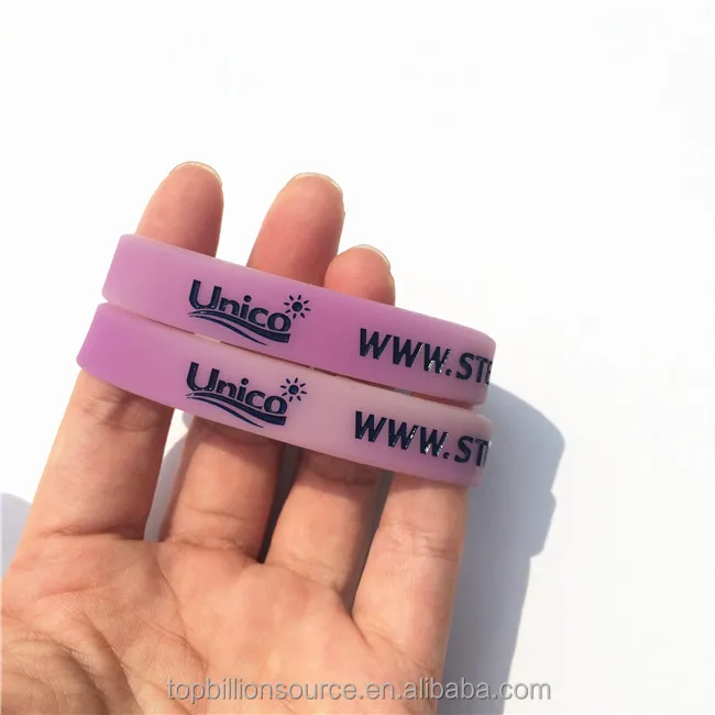 
custom cheap uv sun color changing bracelet 