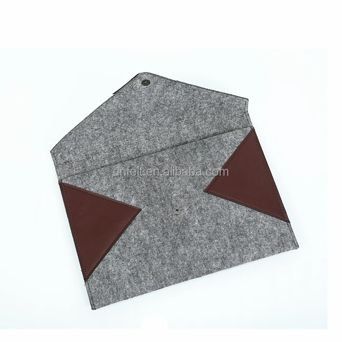 New Fashion felt A4 document bag file holder document folder