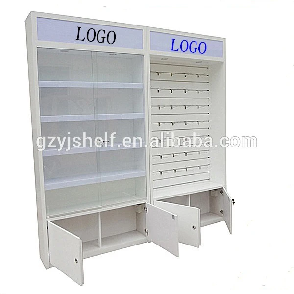 Mobile Phone Accessories Display/ MDF Cell Phone Display Showcase