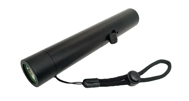2018 new design rechargeable battery metal electronic whistle with flashlight