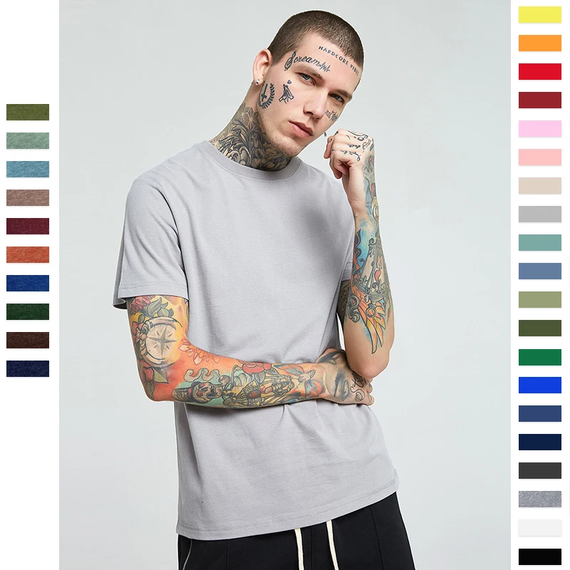 Wholesale Price Custom Design Breathable 100% Cotton Tshirts Adults Mens Custom Logo Printed Blank T-Shirt