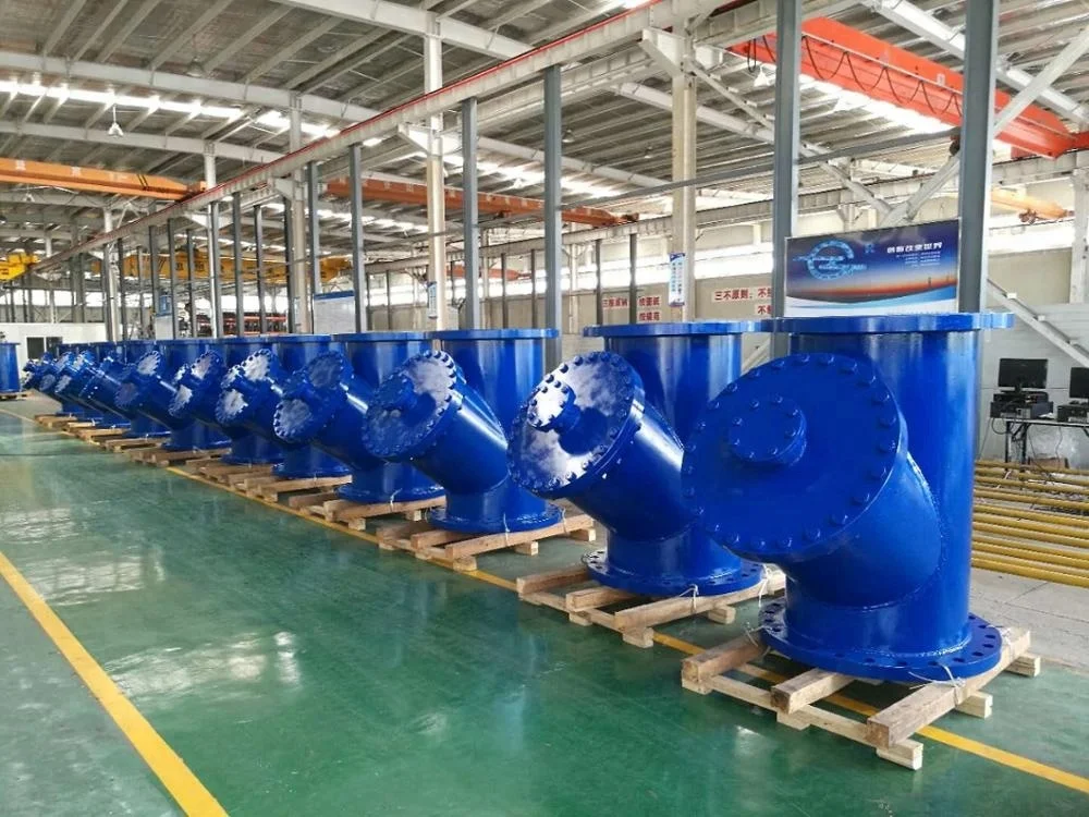 Cast steel wcb y strainer  RF end y type strainers