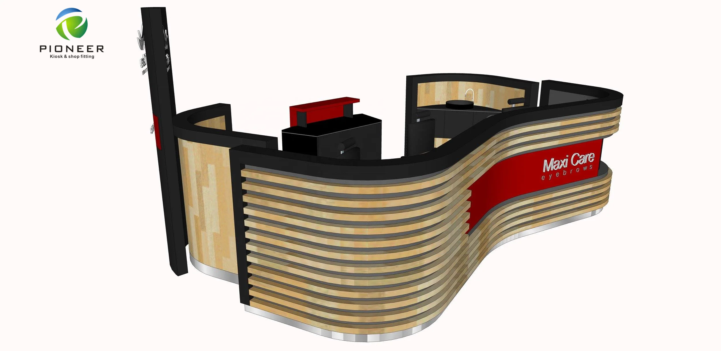 
Top Sale Eyebrow Threading Kiosk Decoration Eyebrow Shop Kiosk Idea For Sale 