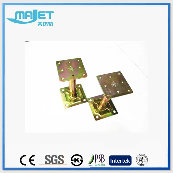 FFH 300 mm raised floor Adjustable pedestals flat head pedestal