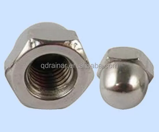 Нержавеющая сталь DIN 1587 GB923 шестиугольник dom Колпачковая гайка желудь с подъёмом