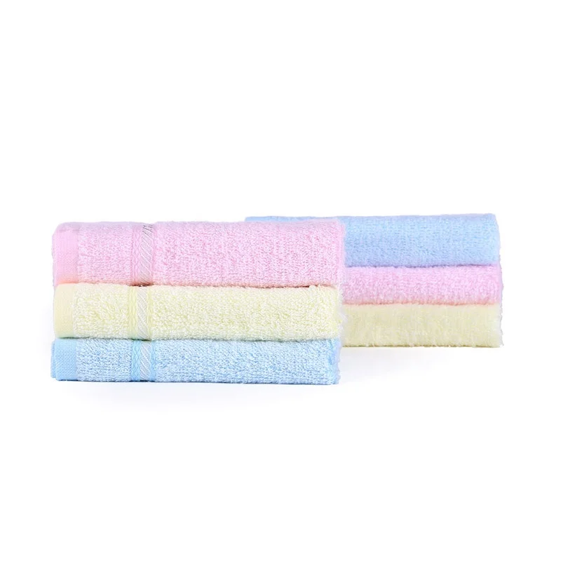 Factory custom Soft 100% Natural Organic Bamboo 6 Pack Bamboo Baby Washcloths