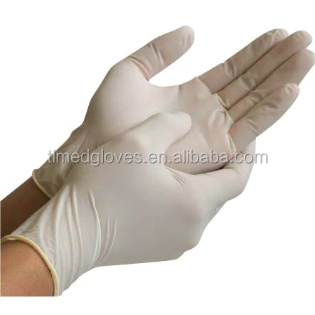 sterile latex hand gloves