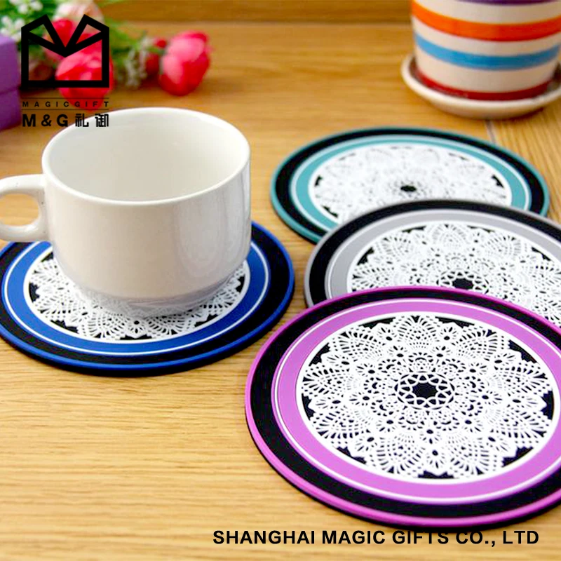 Attractive design tea cup coaster coasters for drink