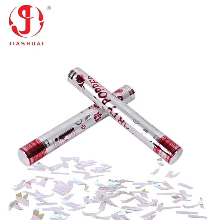 Low Price Silver Party Poppers Wonderful Party Decoration Festival Confetti Cannon